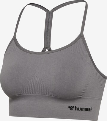 Hummel - Soutien Bustier Soutien de desporto 'Tiffy' em cinzento