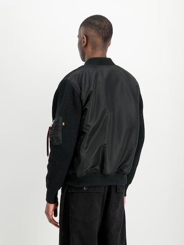Giacca di mezza stagione 'MA-1' di ALPHA INDUSTRIES in nero