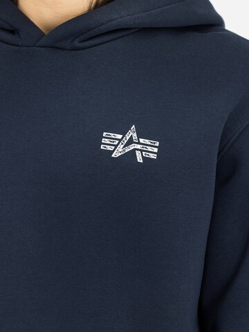 ALPHA INDUSTRIES Mikina - Modrá