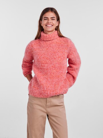PIECES Sweater 'Nona' in Orange: front