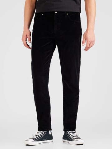 7 for all mankind Regular Pants in Black: front