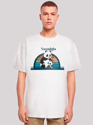 F4NT4STIC Shirt 'Tao Tao Nostalgia Heroes of Childhood' in Wit: voorkant