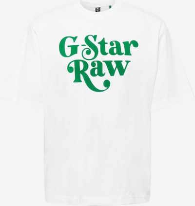 G-Star RAW T-Shirt in grün / weiß, Produktansicht
