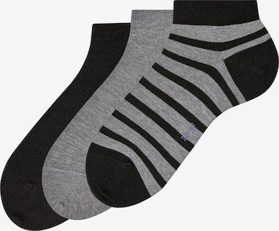 FALKE Nogavice | pegasto siva / črna barva, Prikaz izdelka