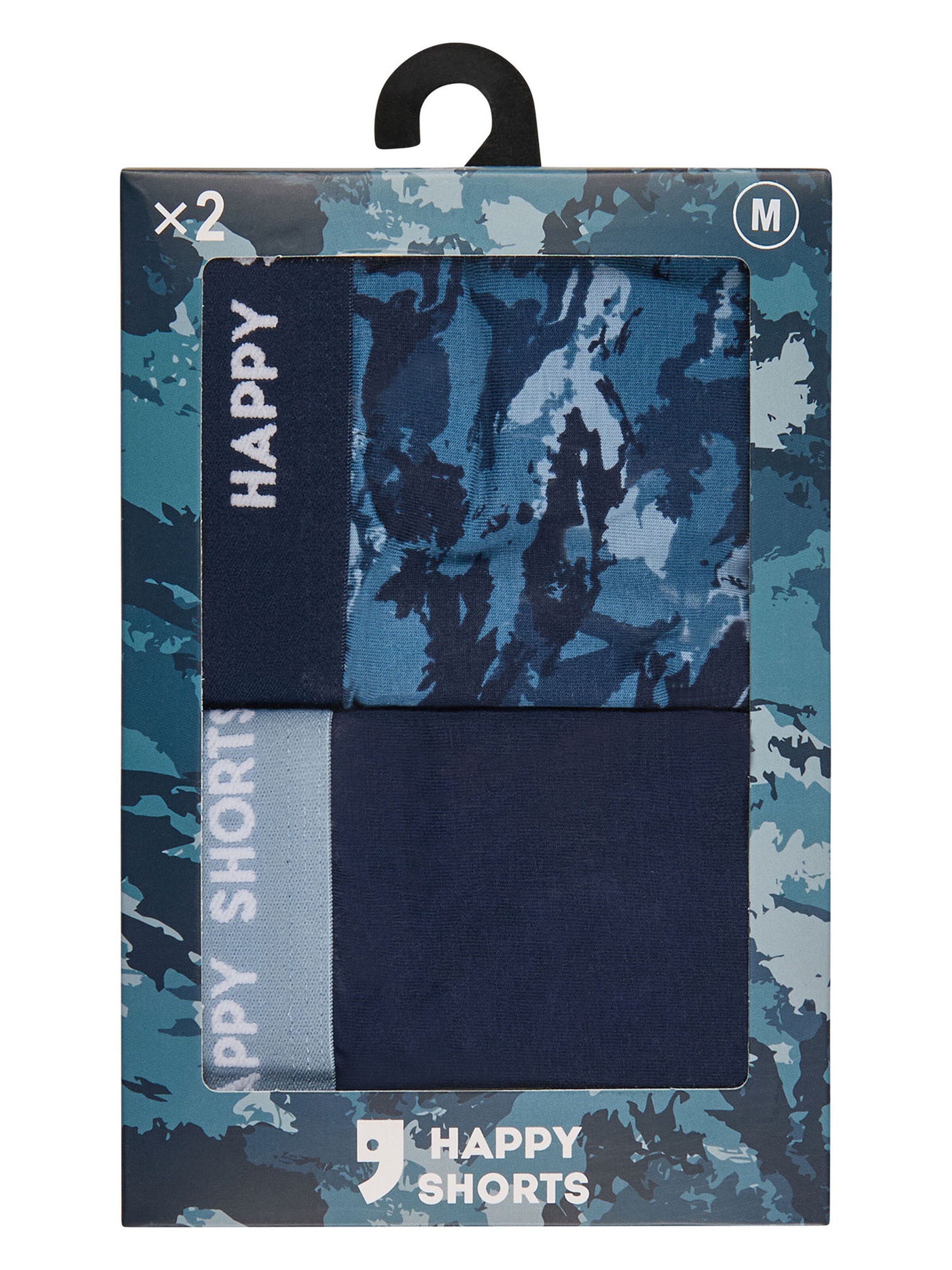 Boxers ' Christmas ' Happy Shorts en bleu