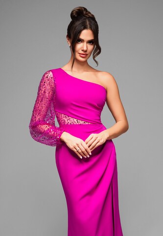 Ombre Evening dress in Pink