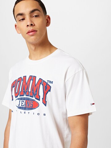 Tommy Jeans T-Shirt 'Essential' in Weiß