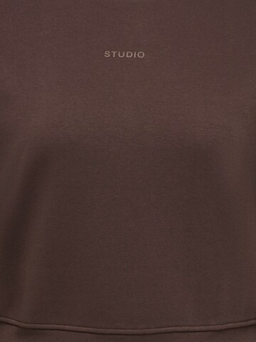 ONLY Carmakoma Sweatshirt 'CARSWEAT' i brun