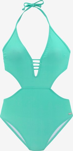 Maillot de bain BUFFALO en vert : devant