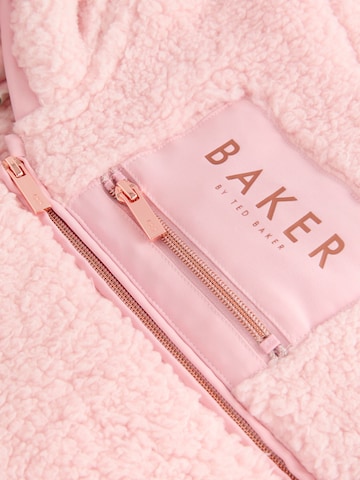 Jachetă  fleece de la Baker by Ted Baker pe roz