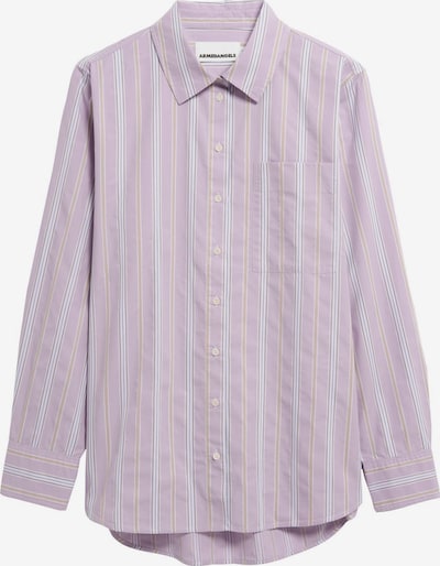 ARMEDANGELS Bluse STRIPE in L in lilameliert, Produktansicht