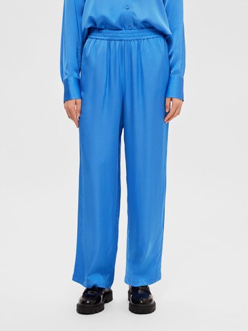 Regular Pantalon SELECTED FEMME en bleu : devant