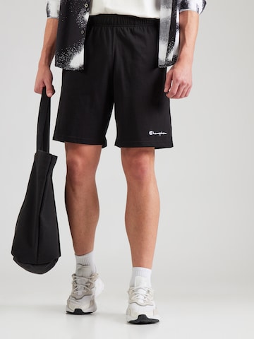 Champion Authentic Athletic Apparel regular Παντελόνι σε μαύρο: μπροστά
