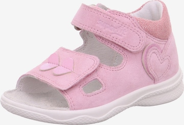 Sandales 'Polly' SUPERFIT en rose : devant