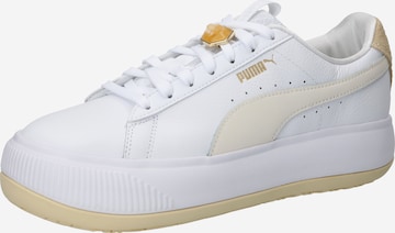 PUMA Platform trainers in White: front