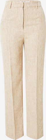 Regular Pantalon à plis NA-KD en beige : devant