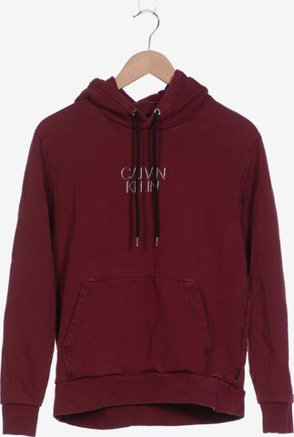 Calvin Klein Sweatshirt & Zip-Up Hoodie in M in Red: front