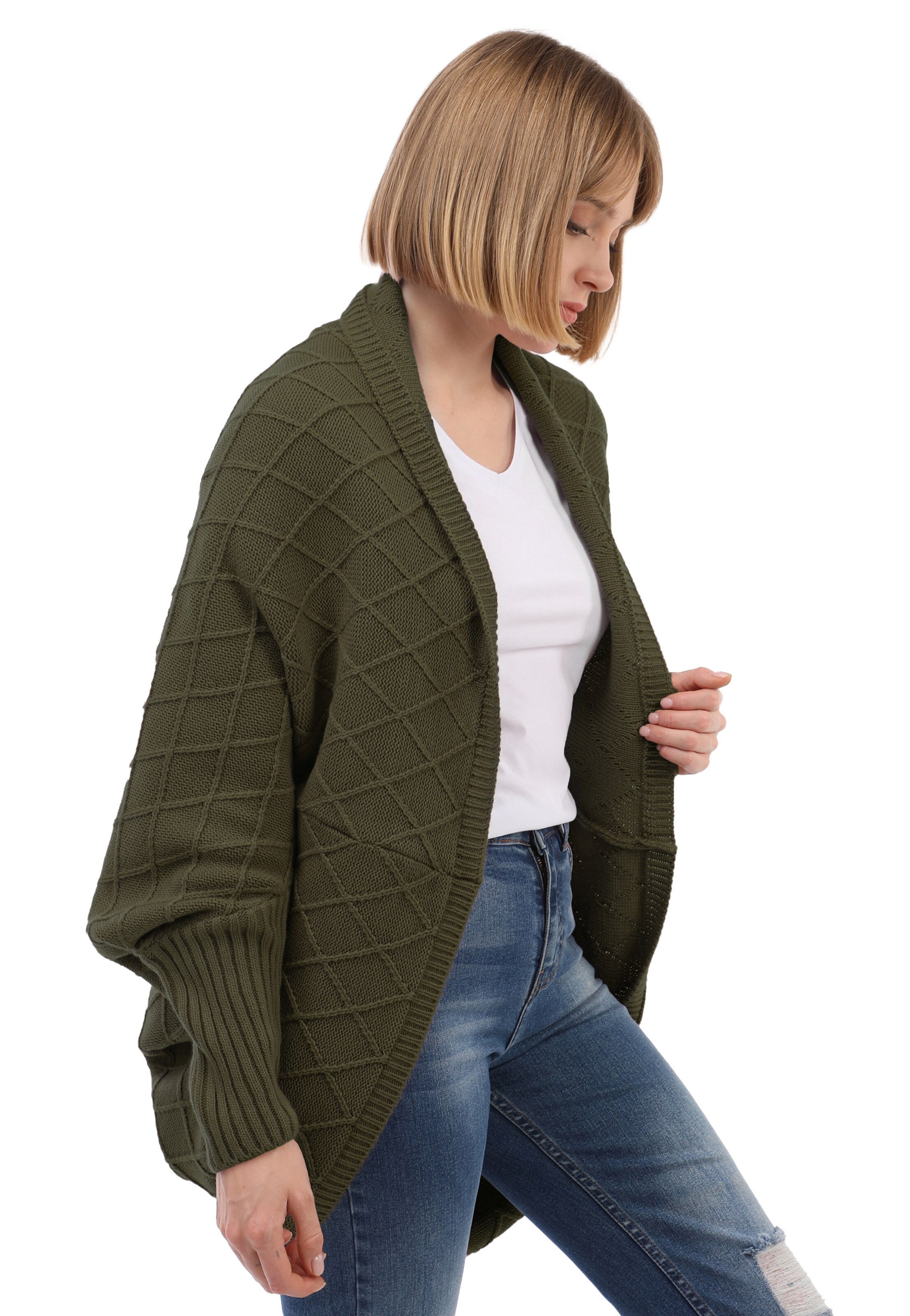 Jimmy Sanders Neuletakki värissä vihreä