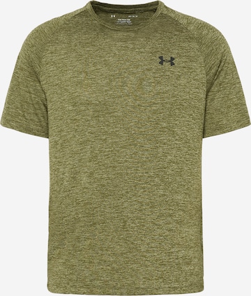 UNDER ARMOUR Performance Shirt 'Tech 2.0' in Green: front