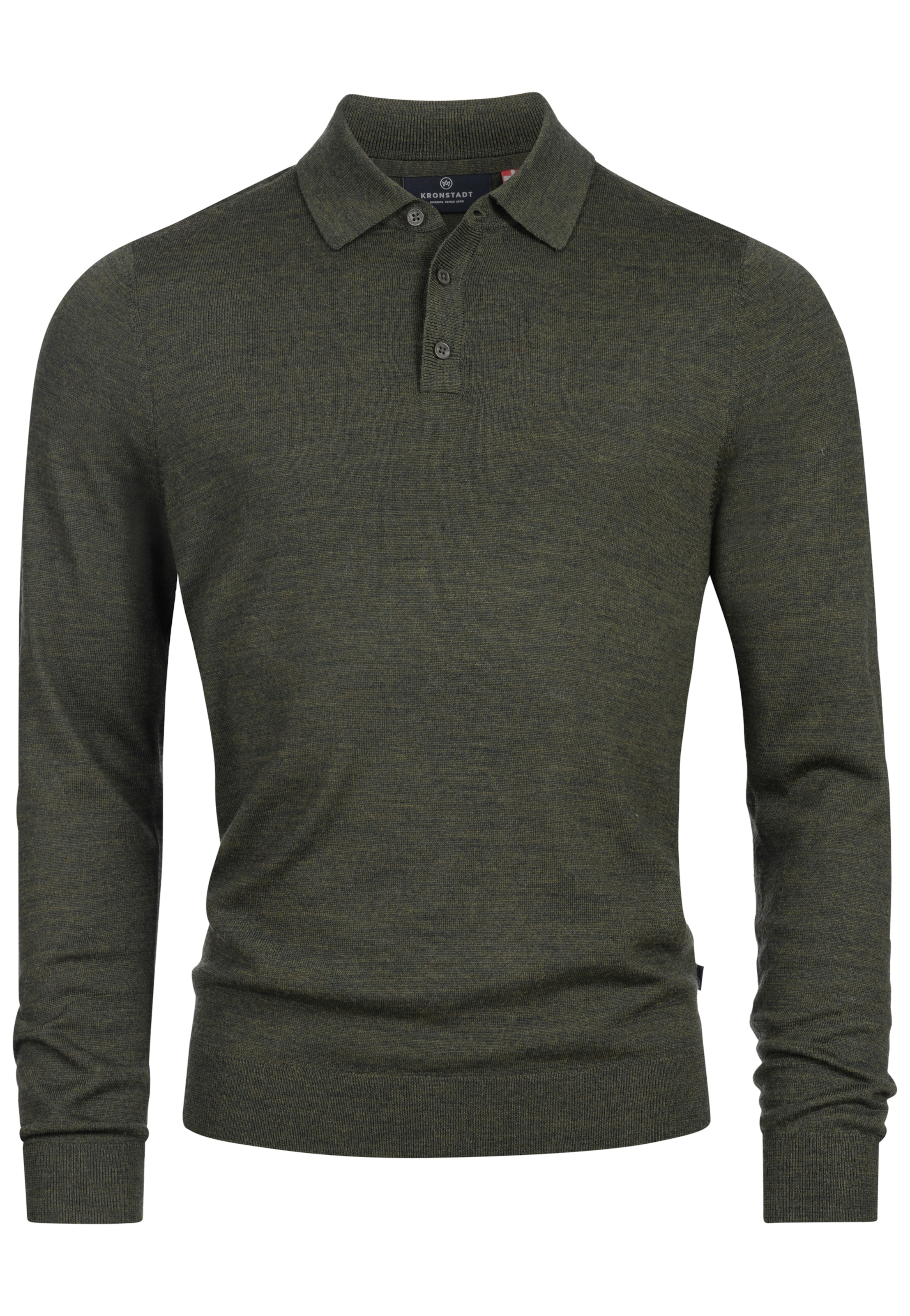 Kronstadt Trui 'Johannes' in de kleur Donkergroen, Productweergave