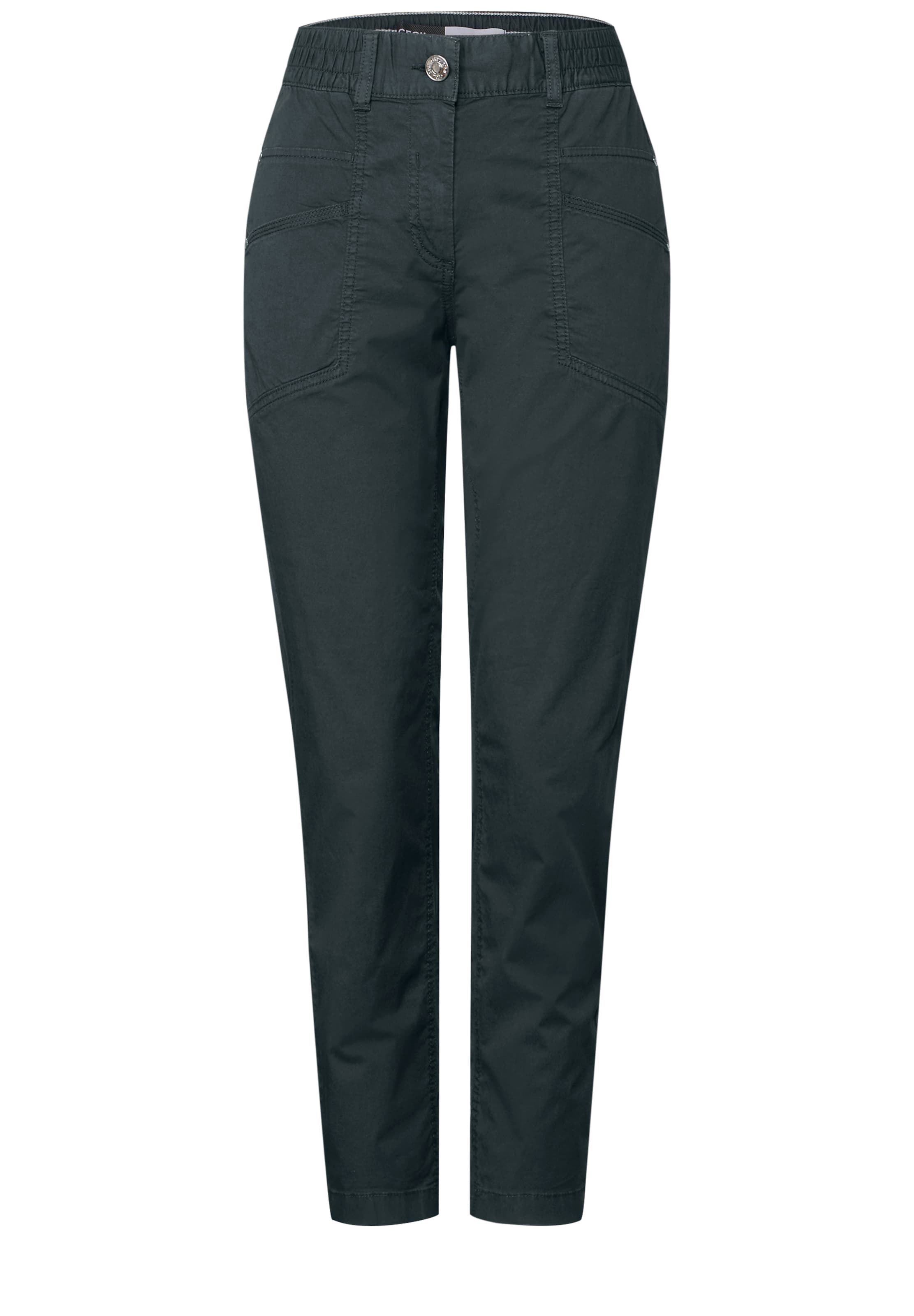 CECIL Slimfit Jeans in Grün: Vorderseite