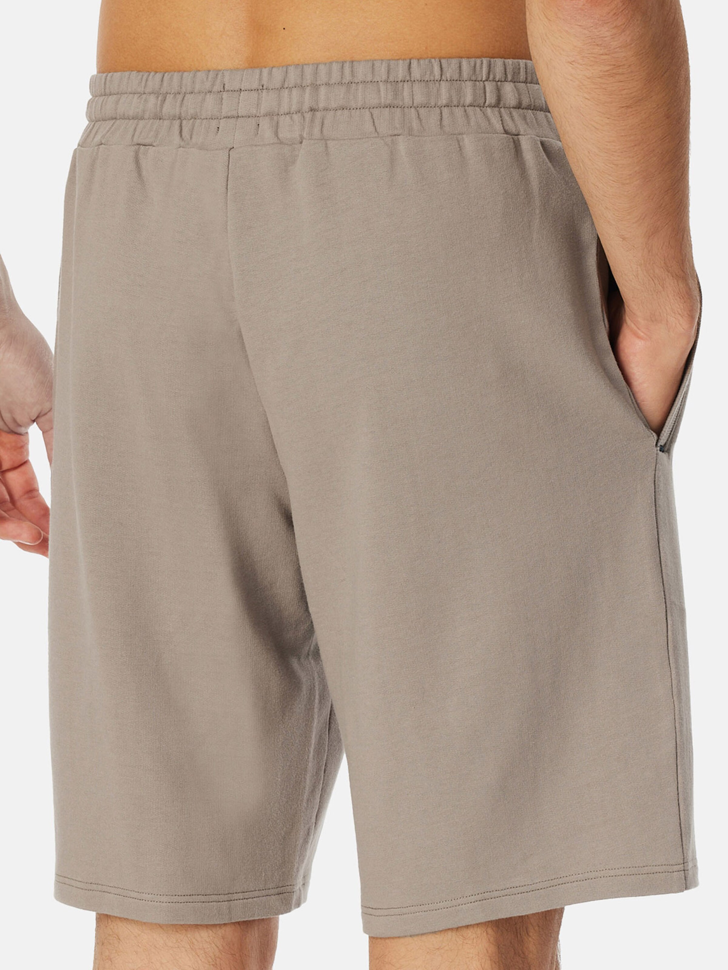 SCHIESSER Pajama pants ' Mix + Relax ' in Beige