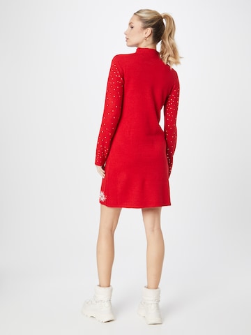 PIECES Knitted dress 'FIRA' in Red