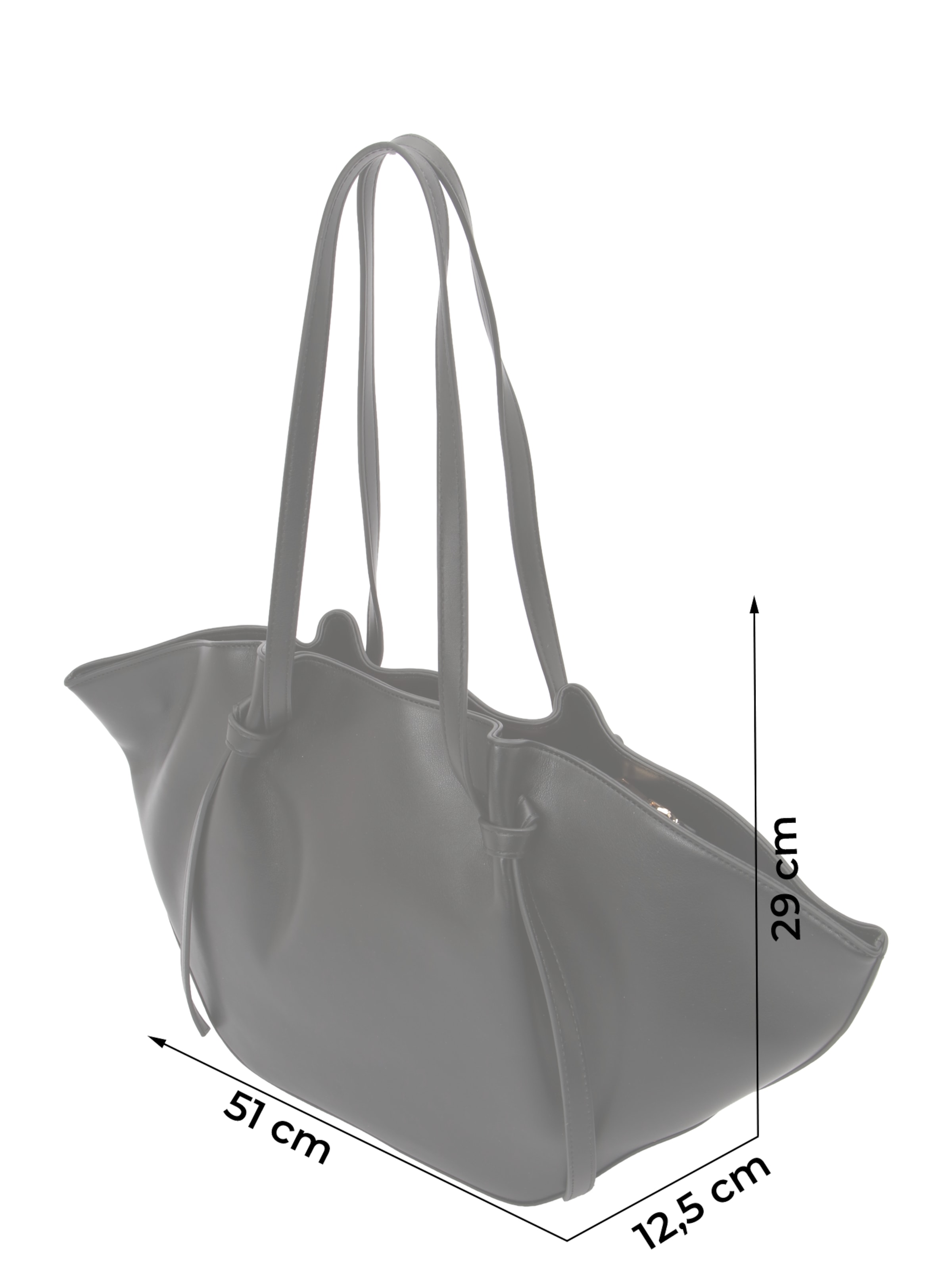 SeidenfeltShopper torba 'Ryd' - crna boja