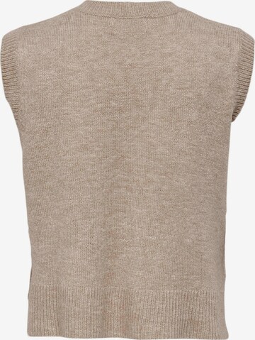 ONLY Knitted Vest in Beige