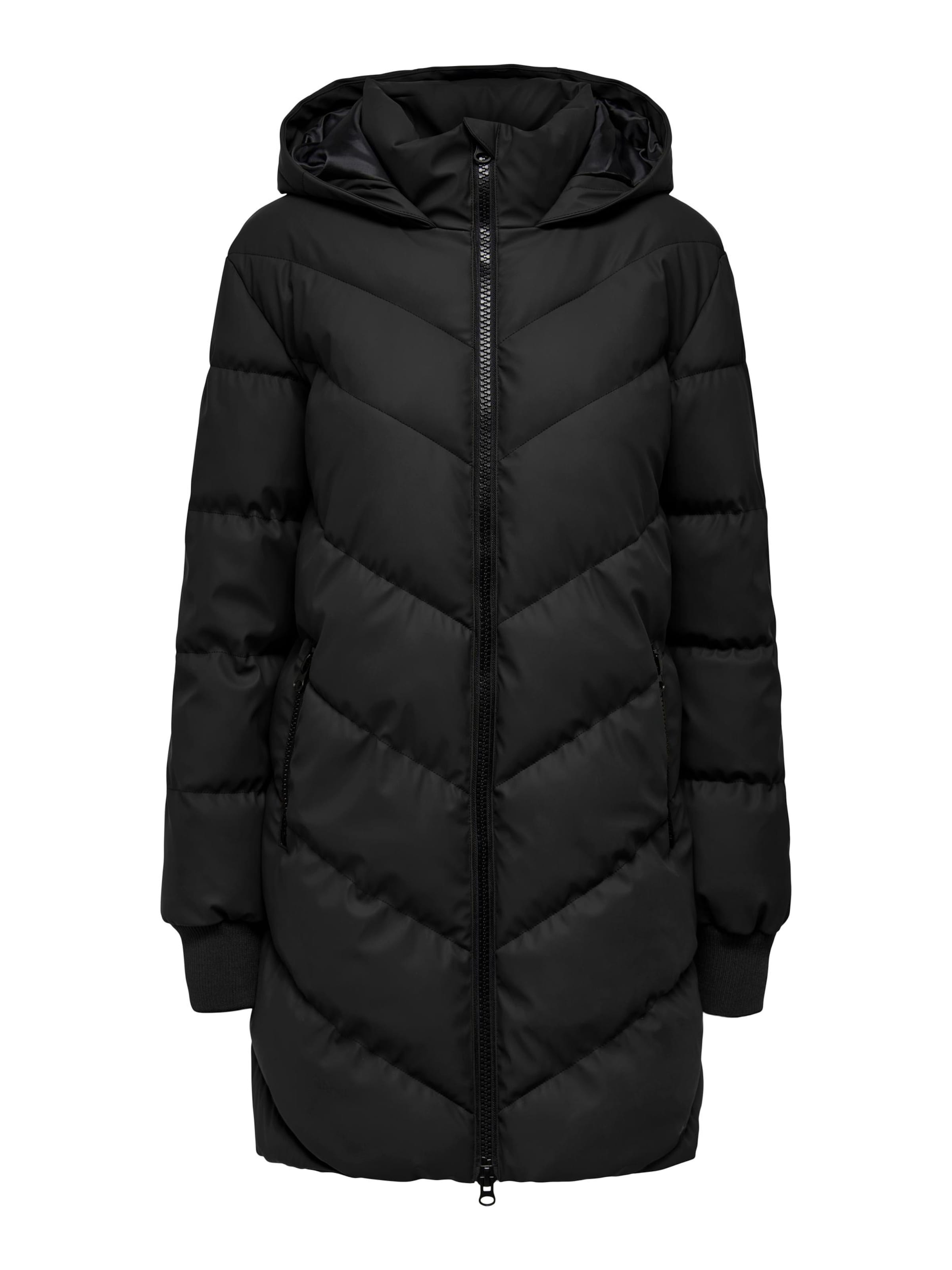 JDY Ανοιξιάτικο και φθινοπωρινό παλτό 'Nolin Ulrikka' σε μαύρο: μπροστά