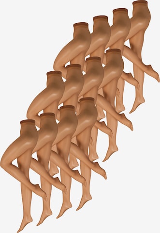 Nur Die Feinstrumpfhose ' Transparent 15 DEN ' in Bronze: Vorderseite