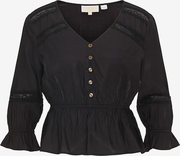 usha FESTIVAL Blouse in Black: front