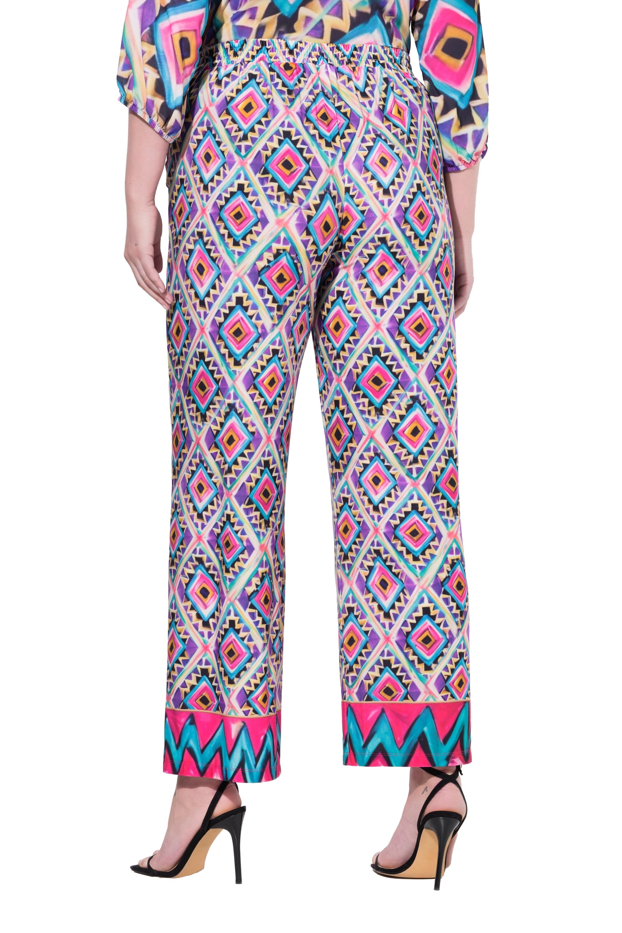 Regular Pantalon MIAMODA en violet : devant