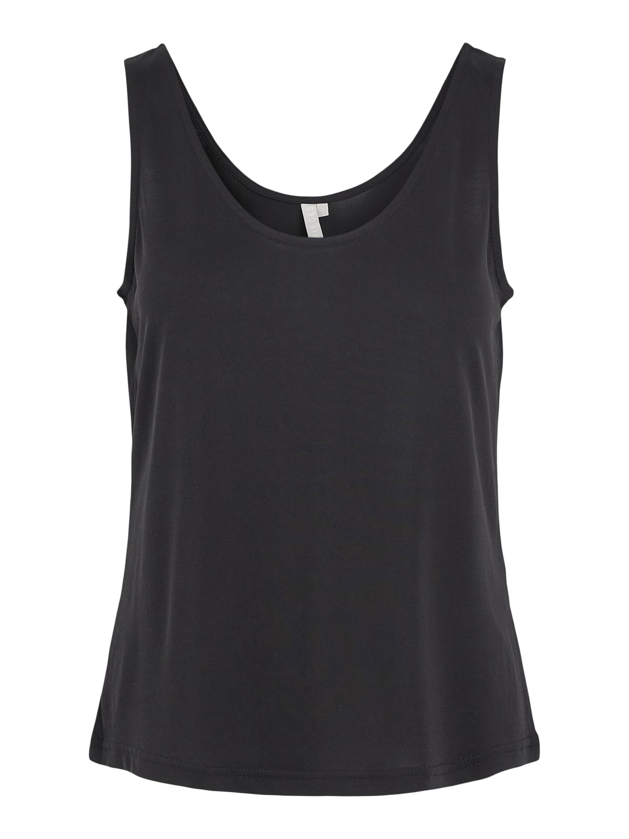 Haut 'Kamala' PIECES en noir : devant