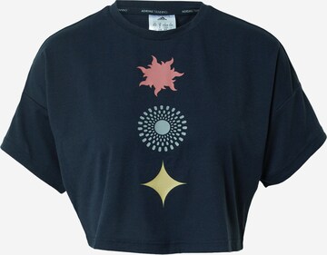 ADIDAS PERFORMANCETehnička sportska majica 'Train Icons' - plava boja: prednji dio