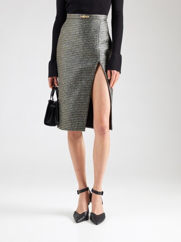 Elisabetta Franchi Rock in Schwarz: Vorderseite
