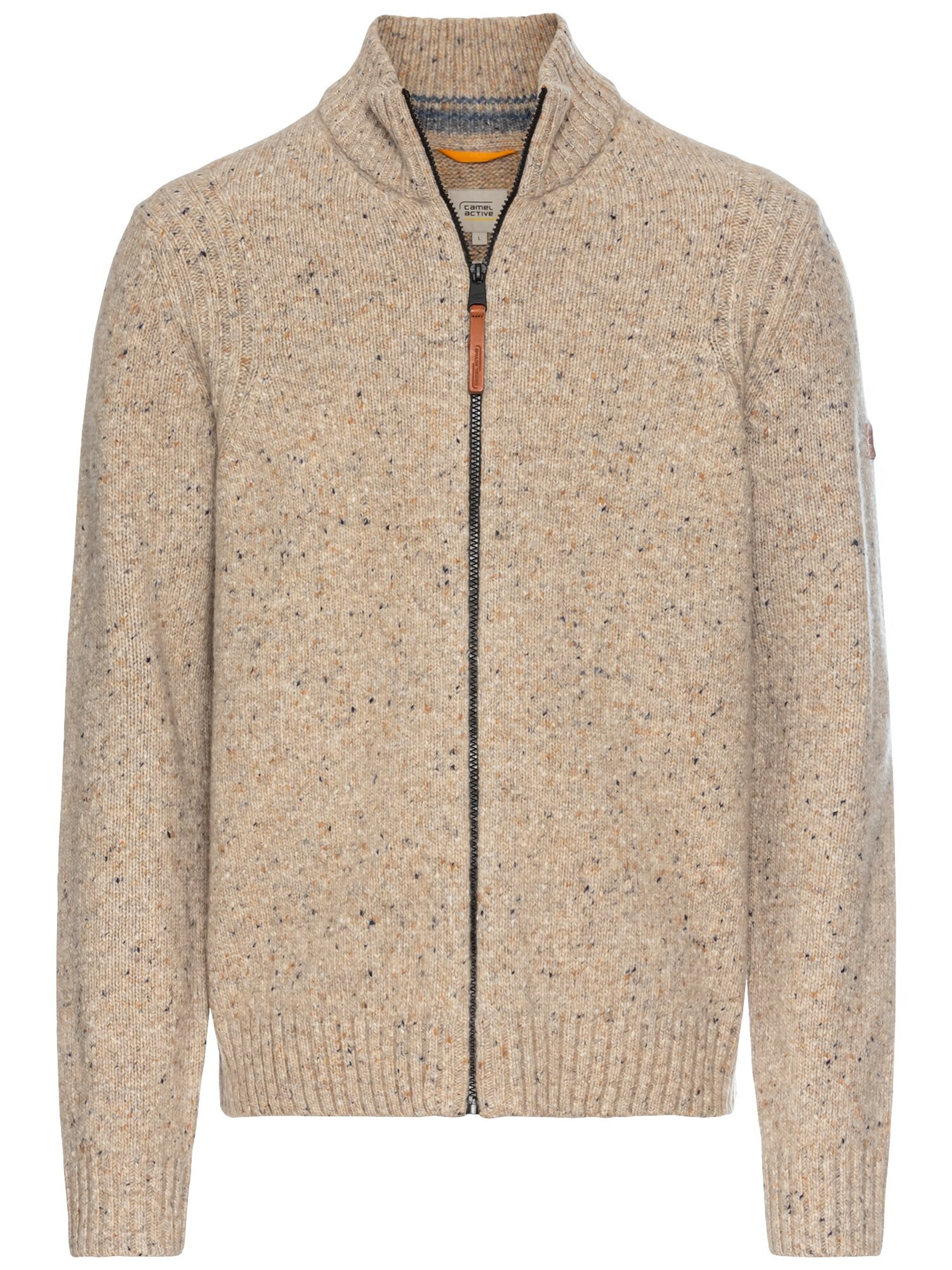 Camel Active Cardigan Herren Merinowolle CAMEL ACTIVE Strickjacke