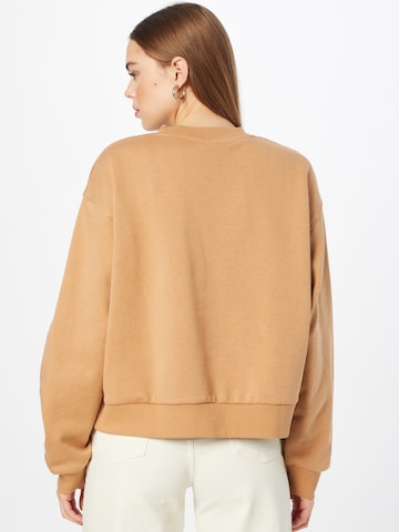 WEEKDAY Sweatshirt 'Amaze' in Beige