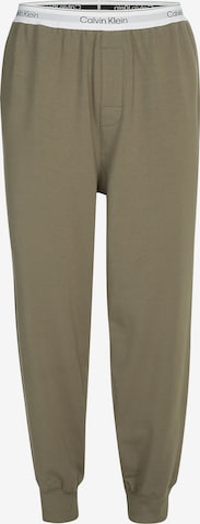 Calvin Klein Trousers in Green: front