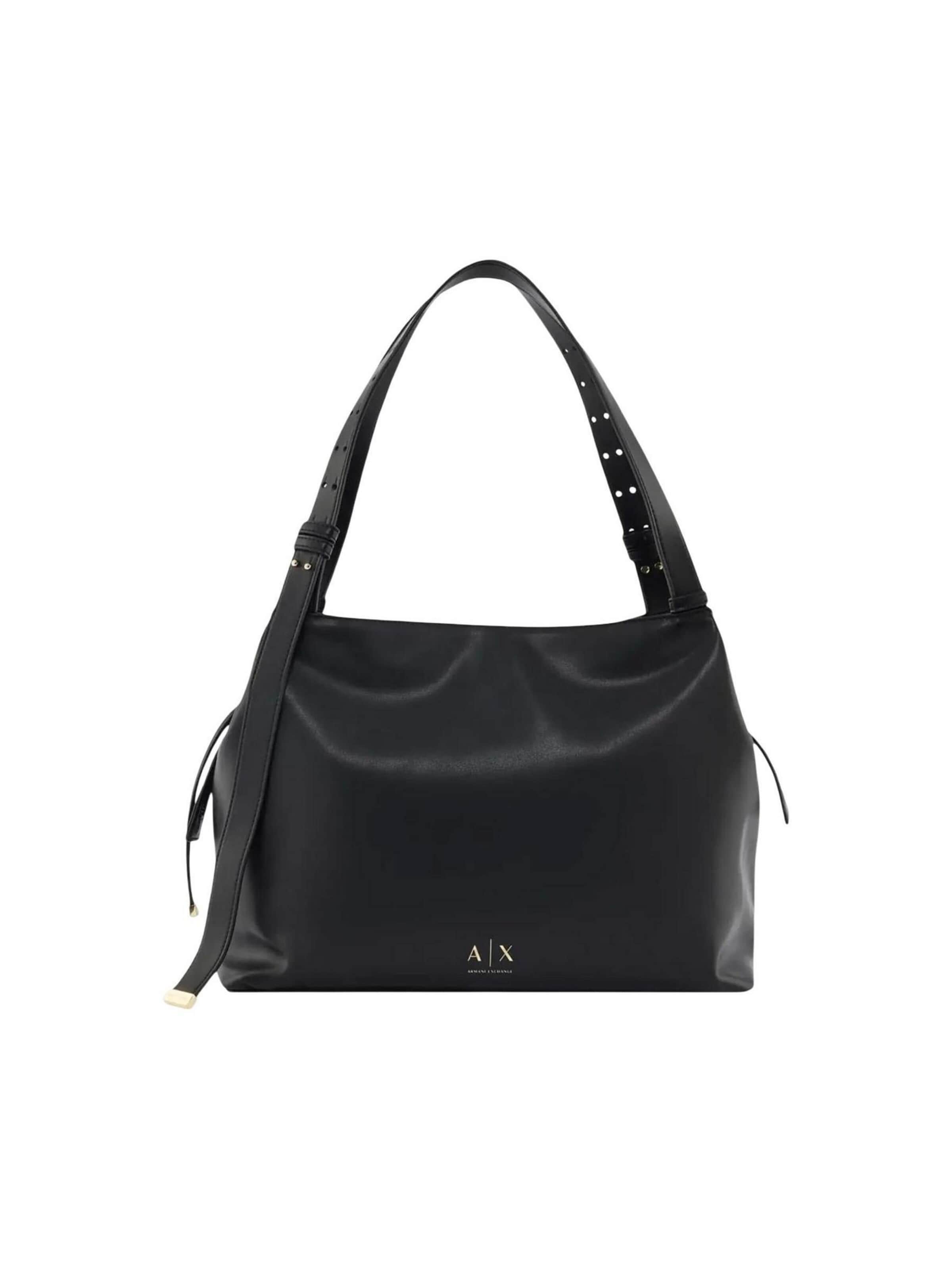 ARMANI EXCHANGE - Bolso de mano 'XW002603 AF19902' en negro: frente
