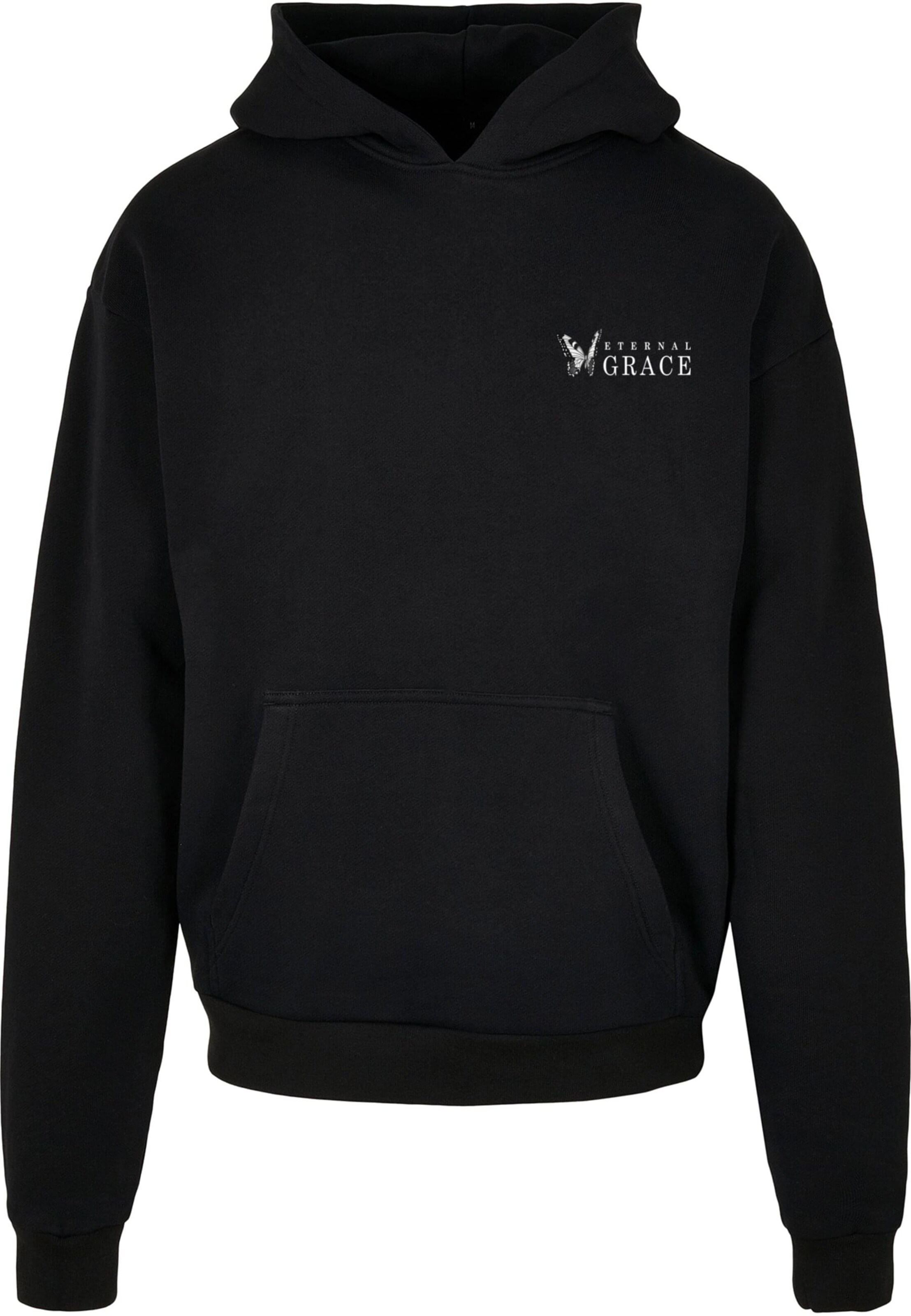 Merchcode Sweatshirt 'Eternal Grace' in Zwart: voorkant