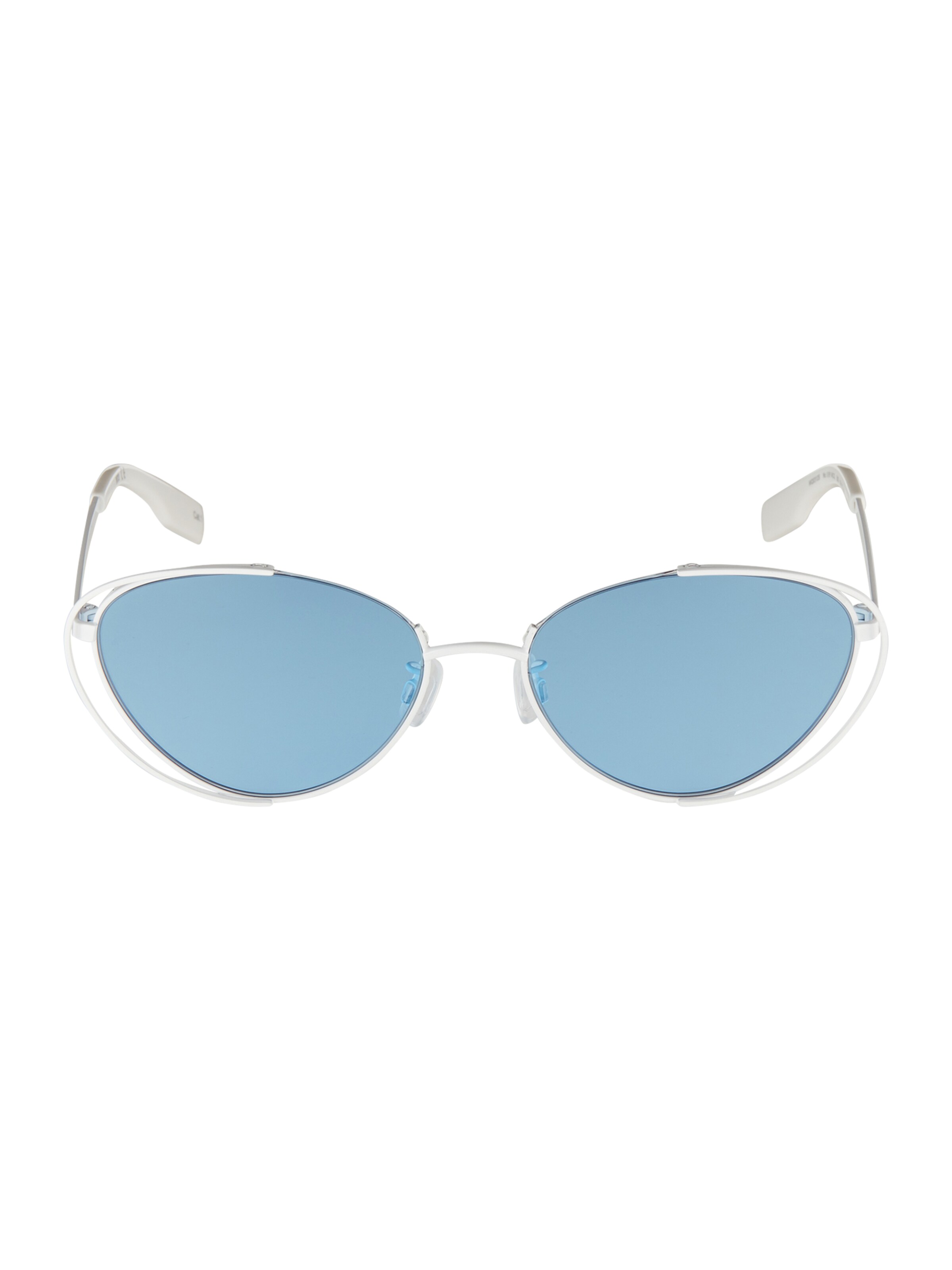 Premium Lunettes de soleil McQ Alexander McQueen en Blanc, Bleu Clair 