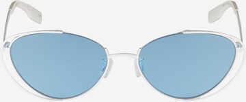 Ochelari de soare de la McQ Alexander McQueen pe albastru