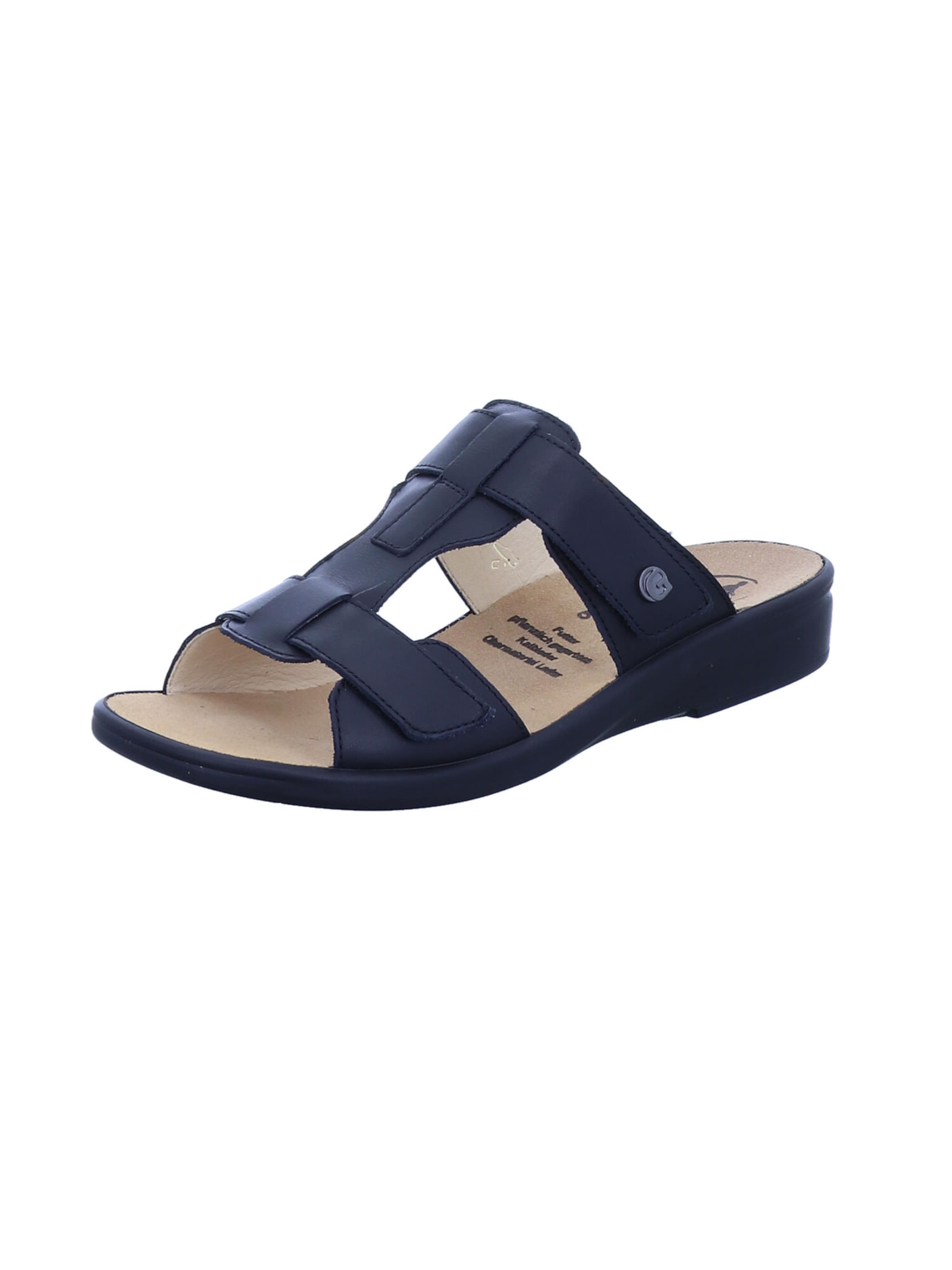 Ganter Pantolette 'Sonnica' in Blau: Vorderseite