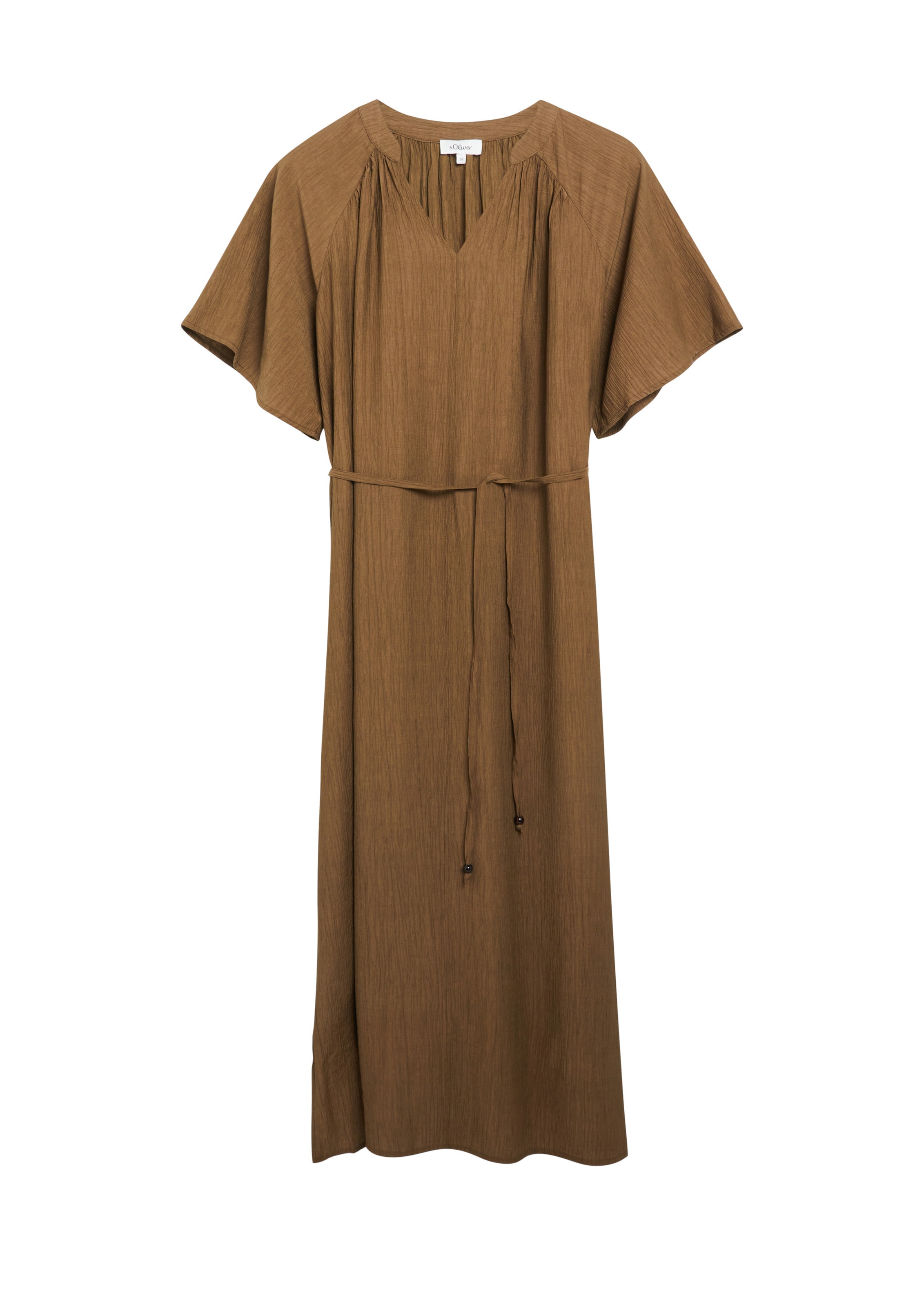 s.Oliver Kleid in Braun: Vorderseite