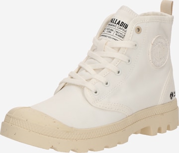 Bottines à lacets 'PAMPA' Palladium en blanc : devant