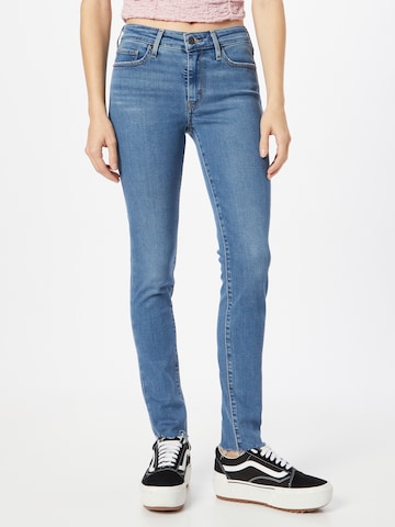 LEVI'S ® Skinny Jeans '711 Skinny' in Blauw: voorkant