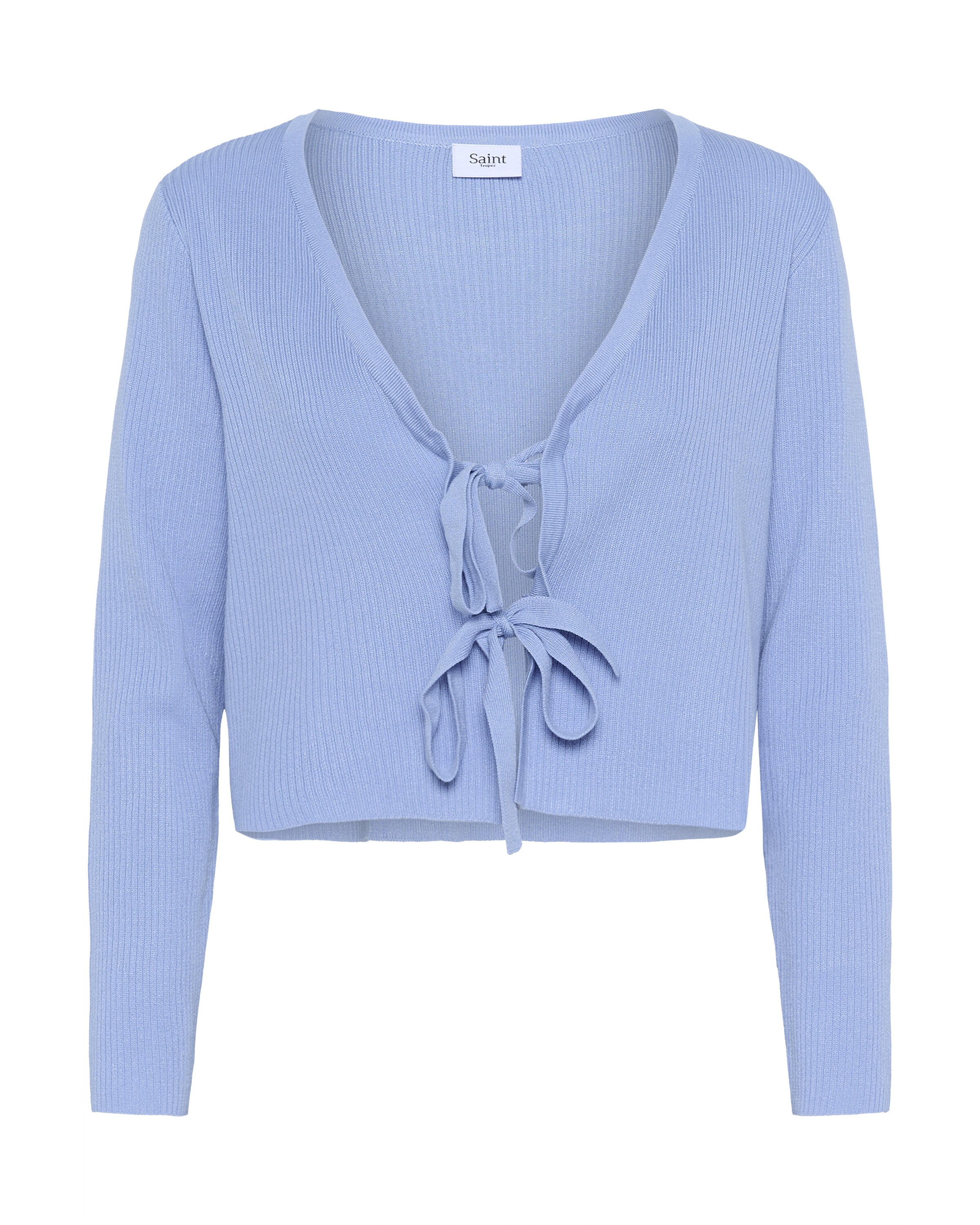 SAINT TROPEZ Knit cardigan 'Dagny' in Blue: front