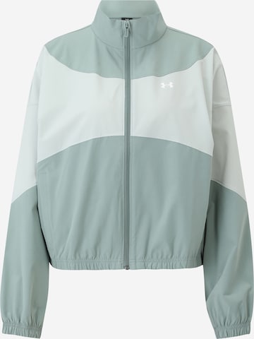 Veste de sport 'Rival' UNDER ARMOUR en vert : devant
