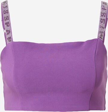 Misspap Top in Purple: front